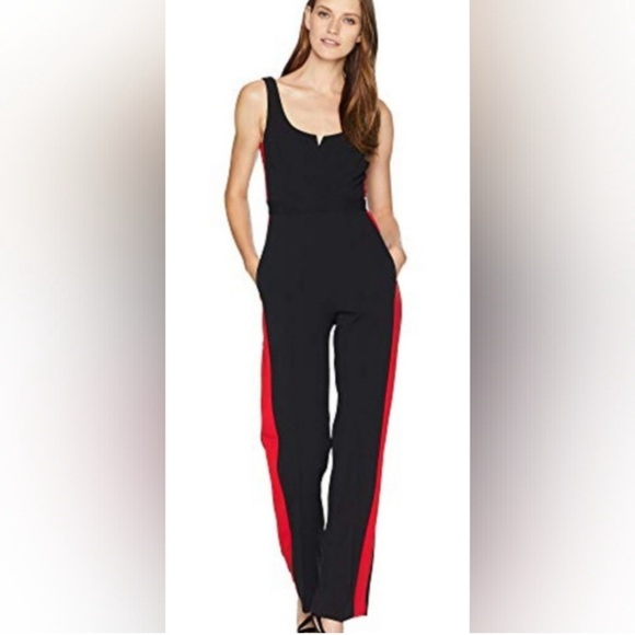 Donna Morgan Black and Red Women's Jumpsuit - Picture 3 of 6